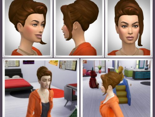 Damlas HairBun at Birksches Sims Blog