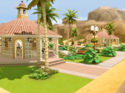 Oasis Springs Park at Via Sims