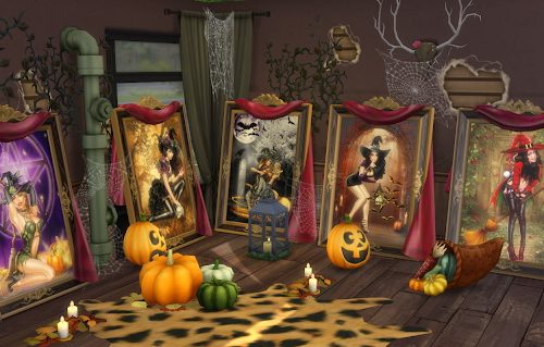 Witch Paintings at Annett’s Sims 4 Welt