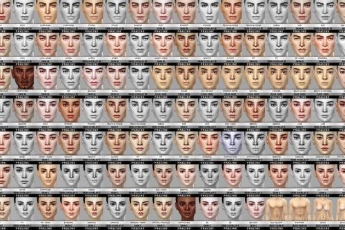 138 skins Ultimate collection at Praline Sims