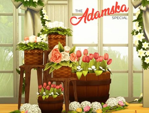 CAROLINE RUGS, ADAMSKA SPECIAL Flowers & THE FOILS SET at Pleyita