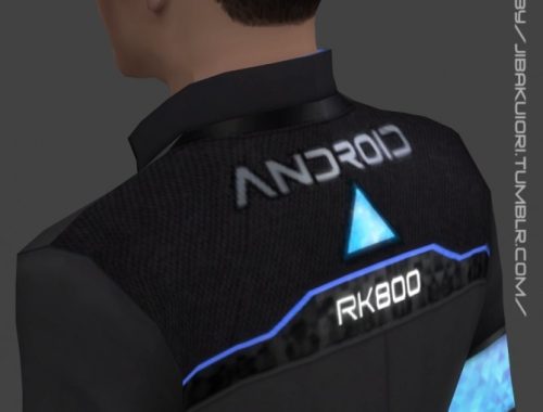 RK800 Connor Jacket RE-TEXTURED by LadySpira