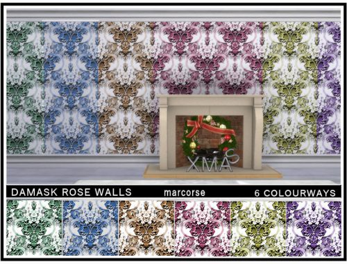 Damask Rose Walls_marcorse