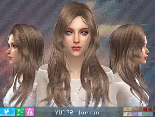 YU172 Jordan hair (P) at Newsea Sims 4