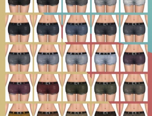 Top / Bottom + Tights Set at Busted Pixels