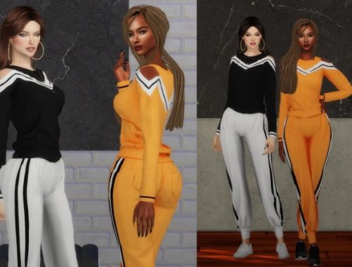 Ayumi Athletic Wear by RUCHELLSIMS at REDHEADSIMS