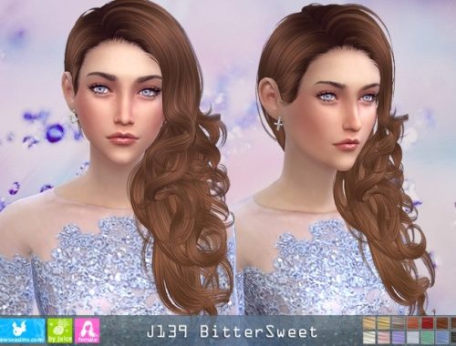 J139 BitterSweet hair (P) at Newsea Sims 4