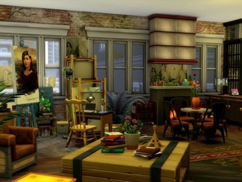 17 rue Dupiment industrial apartment by chipie-cyrano at L’UniverSims