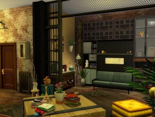 17 rue Dupiment industrial apartment by chipie-cyrano at L’UniverSims