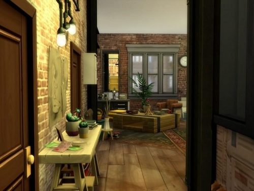 17 rue Dupiment industrial apartment by chipie-cyrano at L’UniverSims