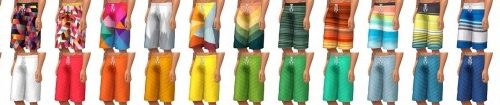 Beachdays: Trunks & Boardshorts at Simsational Designs