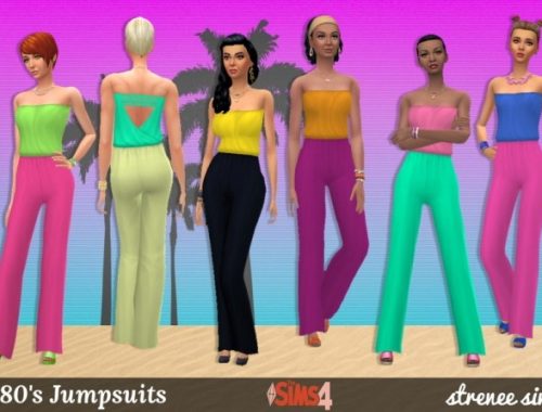 1980’s Jumpsuits at Strenee Sims