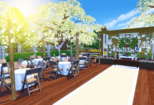 Wedding venue at Mony Sims
