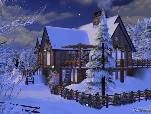 Christmas Flowers Cottage at Frau Engel