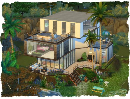 House on the hill 1 by Chalipo at All 4 Sims