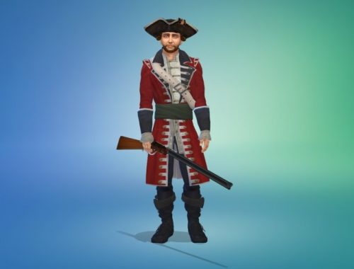 18th Century British Red Coat Soldier by Nutter-Butter-1 at Mod The Sims