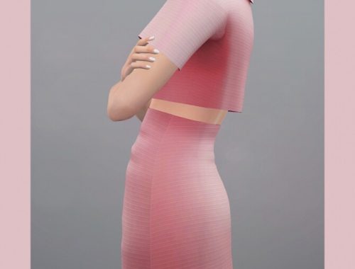 18th Crop Shirt & Skirt at MMSIMS