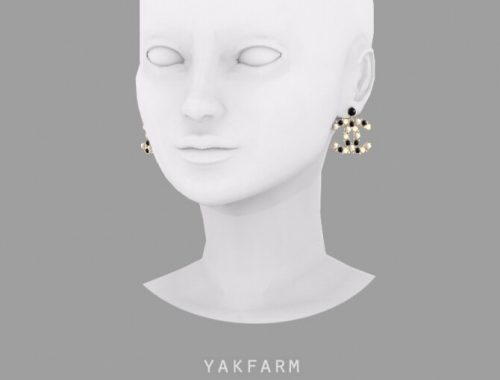 19 Prefall Collection: Brooch & Earrings at Yakfarm