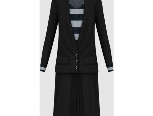 1920s Day Dress 03 at Happy Life Sims