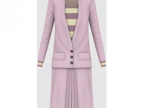 1920s Day Dress 03 at Happy Life Sims