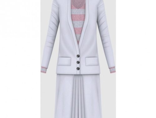 1920s Day Dress 03 at Happy Life Sims