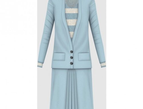 1920s Day Dress 03 at Happy Life Sims