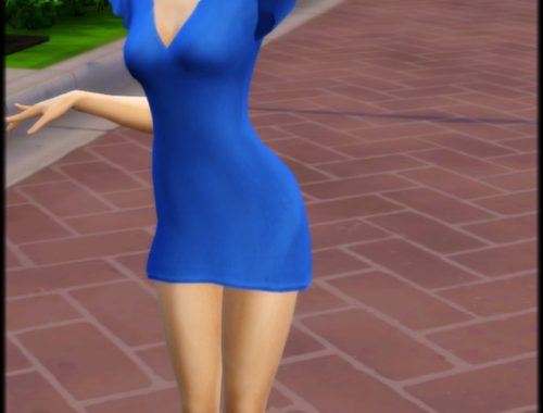 Frill Sleeve Dress at Julietoon – Julie J