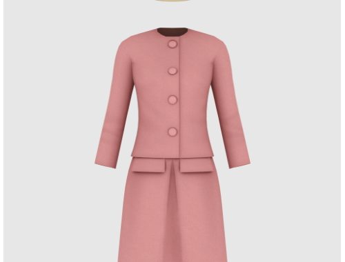 1960s Dress and Hat Set at Happy Life Sims