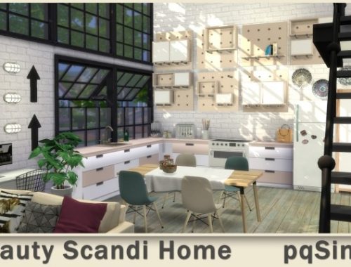 Beauty Scandi Home at pqSims4