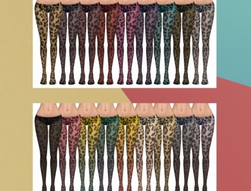 Top / Bottom + Tights Set at Busted Pixels