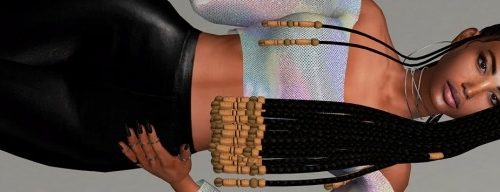 REA BRAID HAIR by Thiago Mitchell at REDHEADSIMS – Coupure Electrique