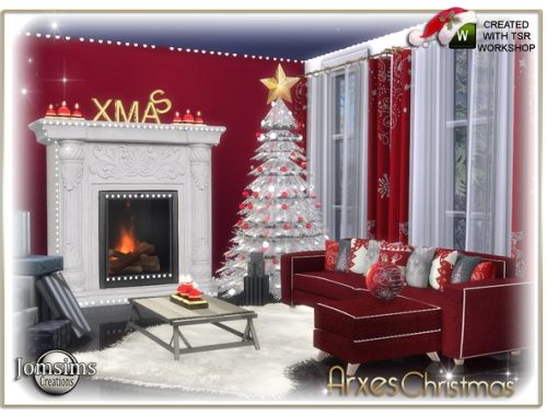 Arxes christmas living room by jomsims