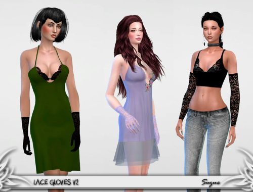 [Suzue] Lace Gloves v2
