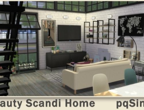Beauty Scandi Home at pqSims4