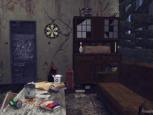 Abandoned apartment at Frau Engel