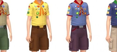 Scouts Uniform & Caps at Marvin Sims