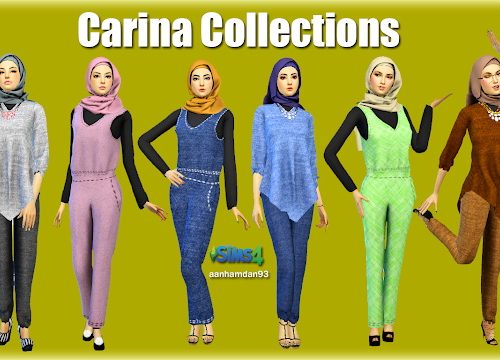 Hijab Model051 & 052 With Carina Collections at Aan Hamdan Simmer93