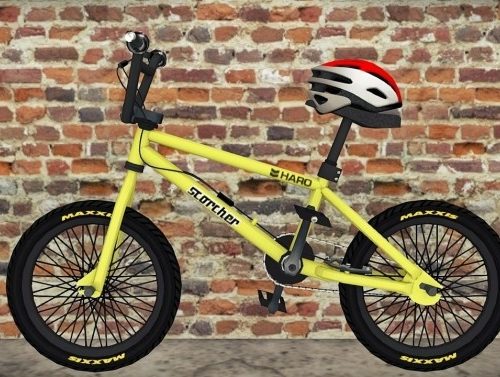 BMX Bike & Helmet at MXIMS