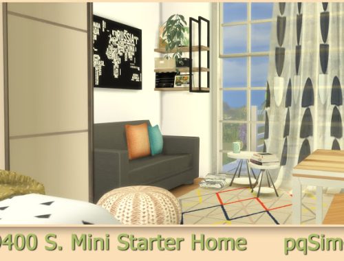 9400 S Mini Starter Home at pqSims4