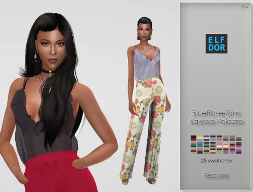 BlueRose-Sims Kalyssa Palazzo Recolor at Elfdor Sims