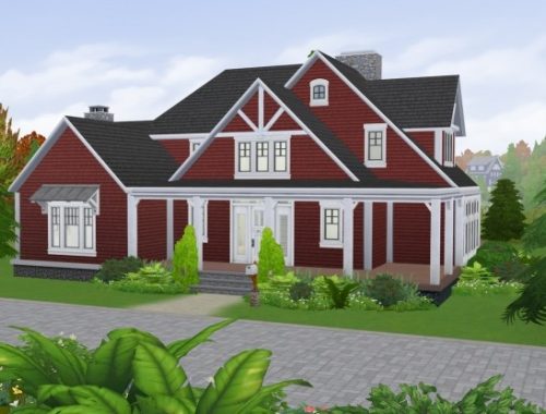 Cozy Autumn Craftsman at SimPlistic
