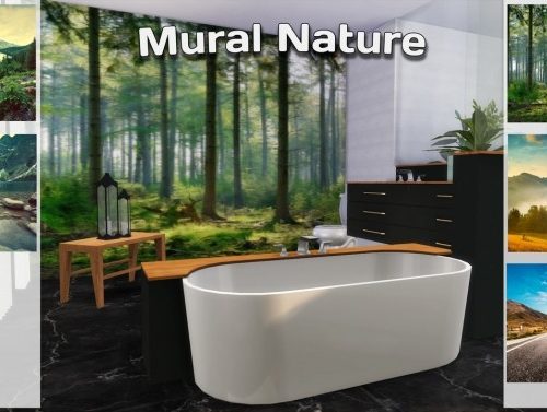 Exterior walls & mural nature at Simming With Mary