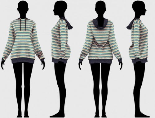 Olivia Sweater at Daisy Pixels