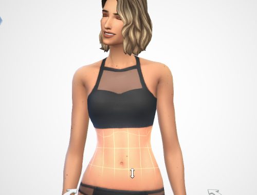 Female Waist and Hip Height Slider