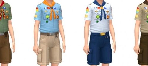 Scouts Uniform & Caps at Marvin Sims
