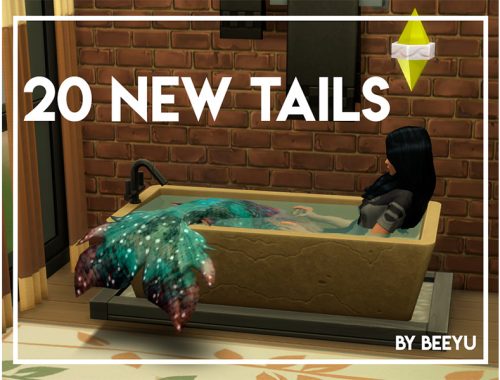 20 new mermaid tails