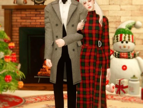 2019 Christmas collabo at Lemon Sims 4