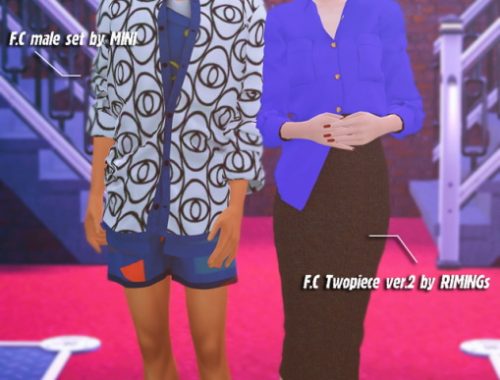 2019 FASHION COLLECTION COLLABORATION at Lemon Sims 4