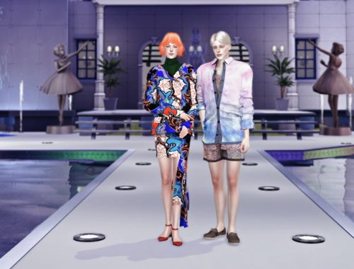 2019 FASHION COLLECTION COLLABORATION at Lemon Sims 4