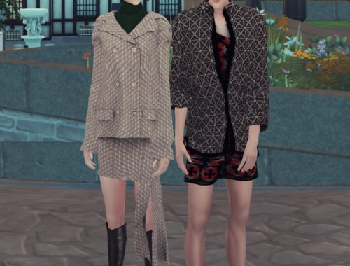 2019 FASHION COLLECTION COLLABORATION at Lemon Sims 4
